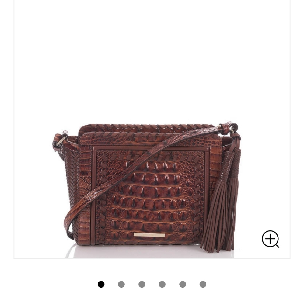 NWOT Brahmin Carrie Crossbody purse in pecan